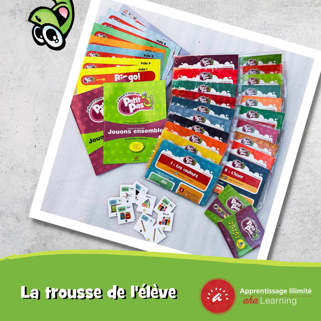 La trousse de l'élève : Je découvre le français avec Petit Pas ...
